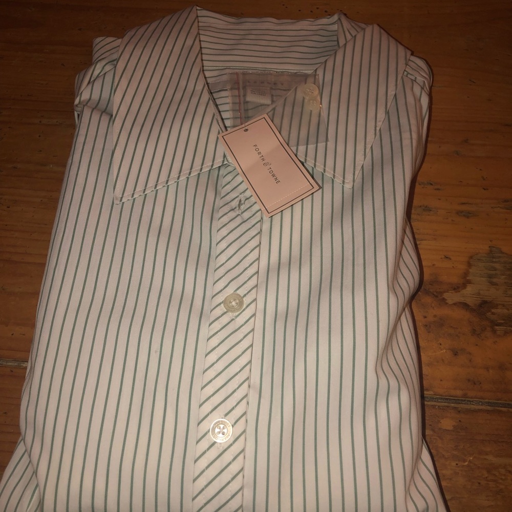 Long sleeve button down blouse